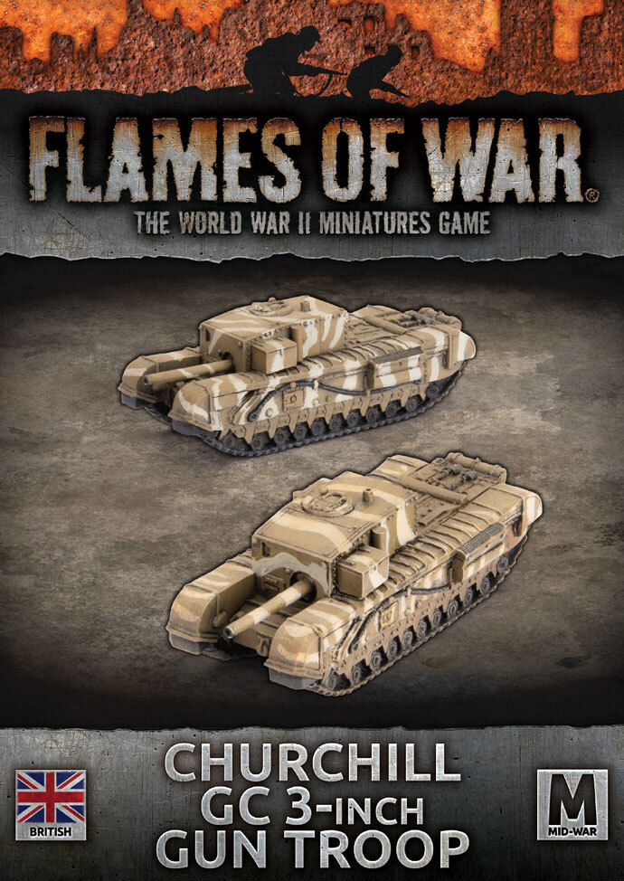 Flames of War: British: Churchill 3" Gun Carrier (x2)