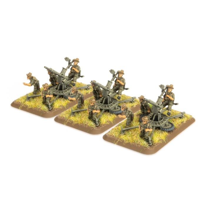 Flames of War: British: 20mm Light AA Troop (x3)