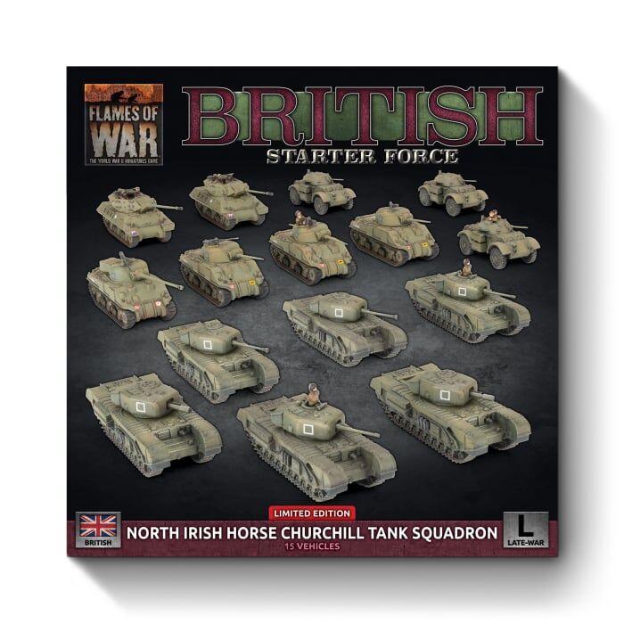 Flames of War: British: North Irish Horse Churchill Tank Squadron (Limited Edition)