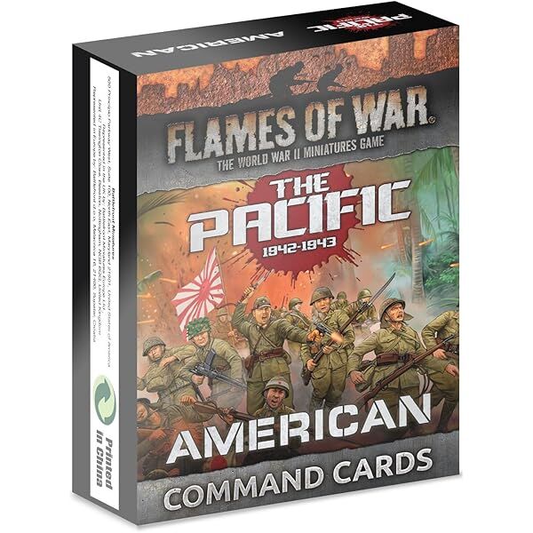 Flames of War: The Pacific - American Command Cards (66 Cards)