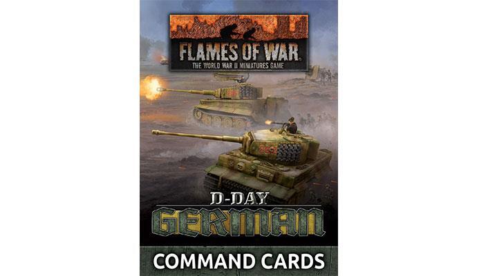 Flames of War: D-Day German Command Cards