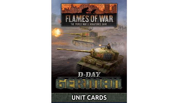 Flames of War: D-Day German Unit Cards