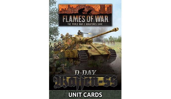 Flames of War: D-Day Waffen-SS Unit Cards