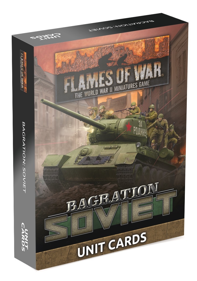 Flames of War: Bagration Soviet Unit Cards