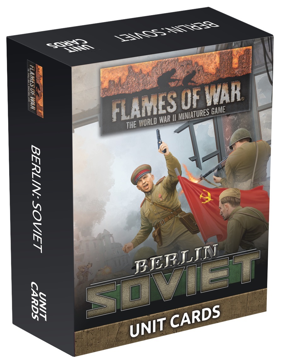 Flames of War: Berlin: Soviet Unit Cards 