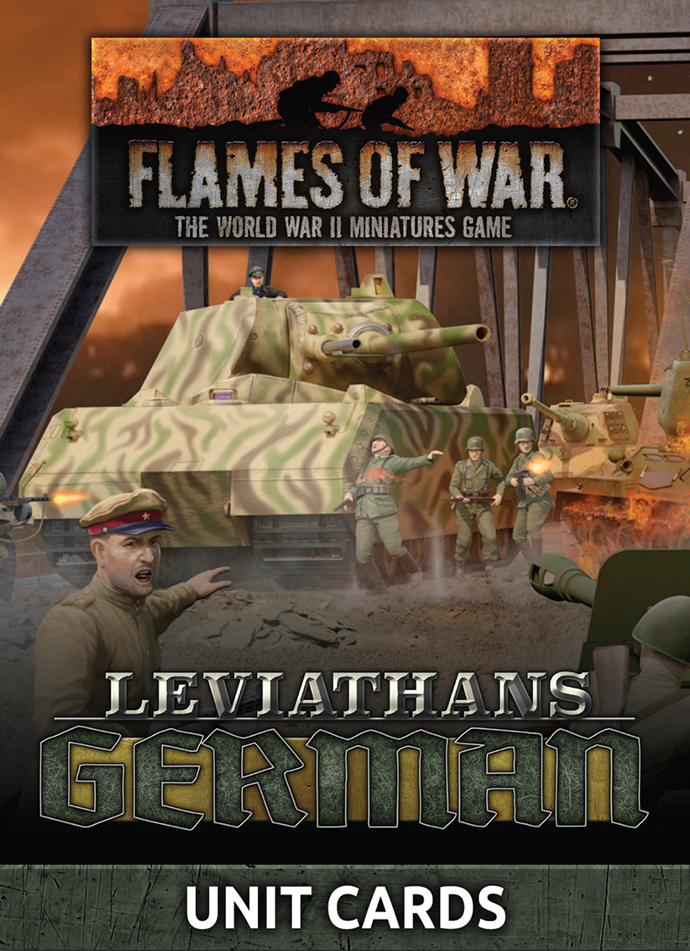 Flames of War: Late War Leviathans - German Unit Cards (41 x Cards) - Limited Edition