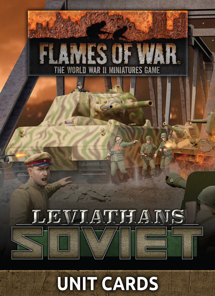 Flames of War: Late War Leviathans - Soviet Unit Cards (41 x Cards) - Limited Edition