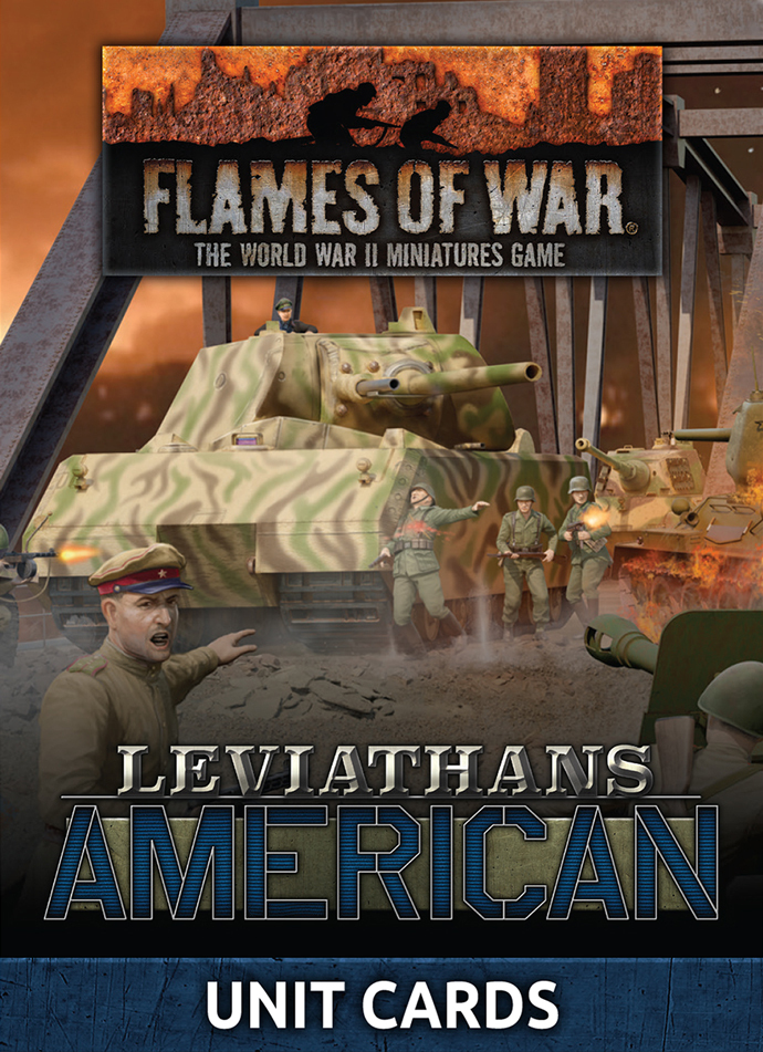Flames of War: Late War Leviathans - American Unit Cards (33x Cards) - Limited Edition