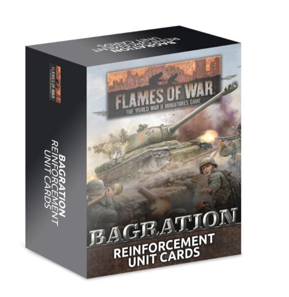 Flames of War: Bagration - Reinforcement Unit Cards (95 Cards) - Limited Edition