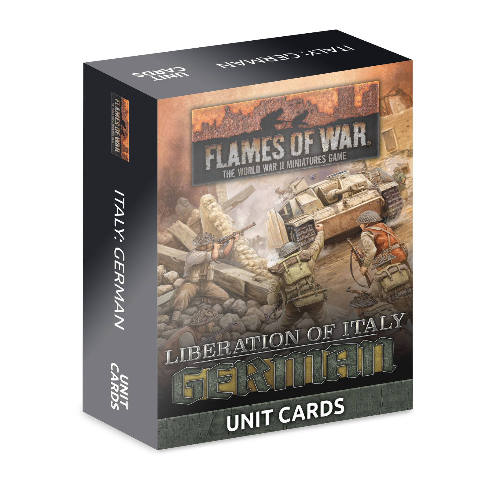 Flames of War: German: Liberation of Italy German Unit Cards (x 89 Cards)