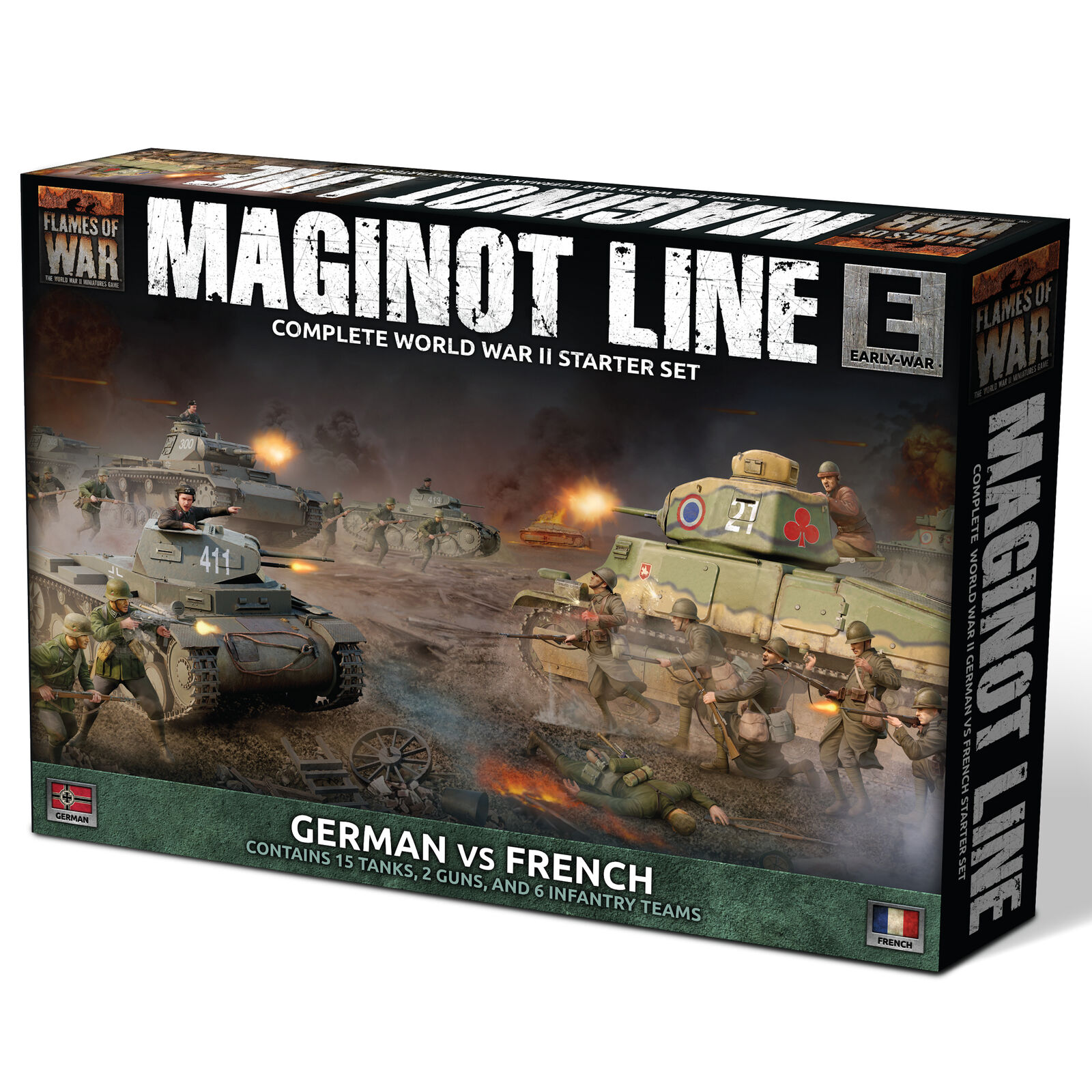 Flames of War: Early War: Maginot Line - German vs French Starter Set