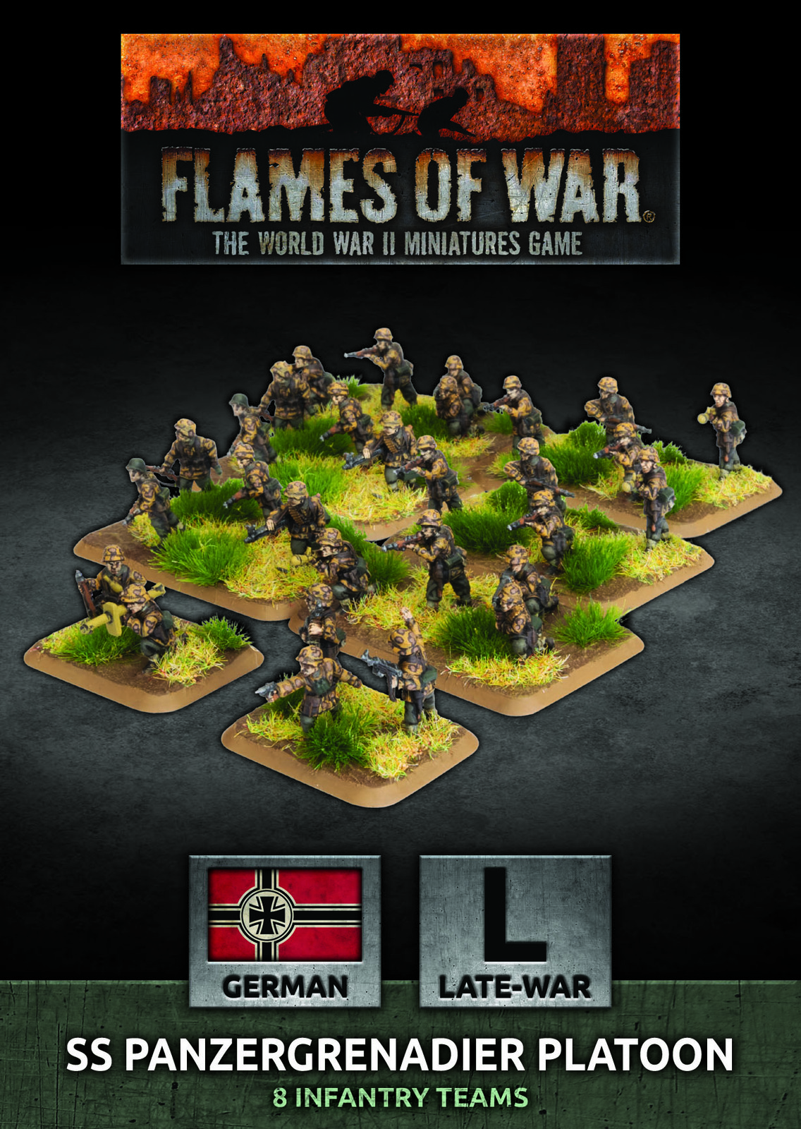 Flames of War: SS Panzergrenadier Platoon (Plastic) GBX141