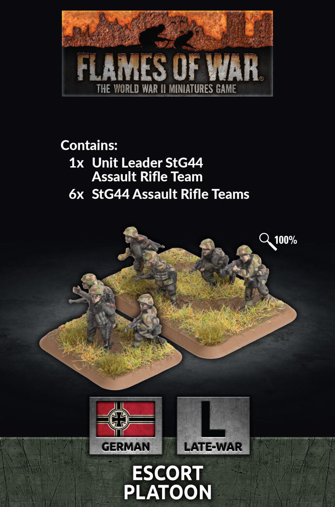 German Escort Platoon (x30 Figs Plastic)