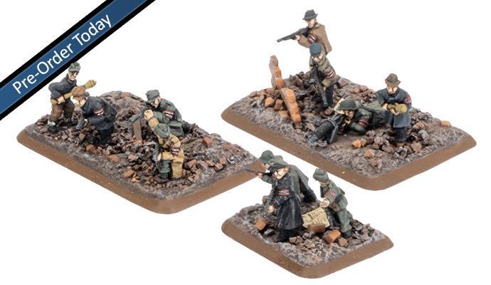 Flames of War: German: Volksturm Platoon (38 Figures)