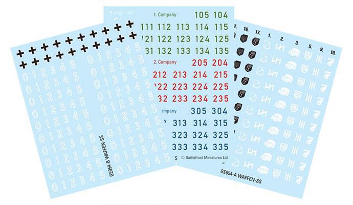 Waffen SS Decal Set (x4)