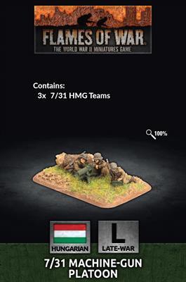 Flames of War: Hungarian: 7/31 MG Platoon