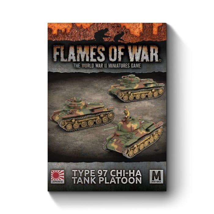 Flames of War: Japanese: Type 97 Chi-Ha Tank Platoon (x5)