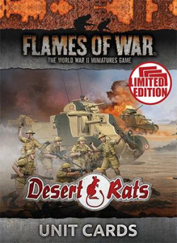 Flames of War: Desert Rats Unit Cards (Ltd Ed)