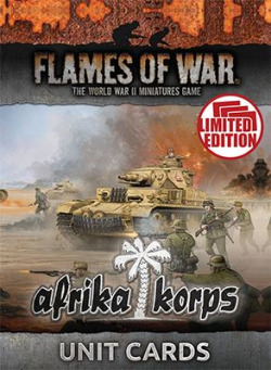 Flames of War: Afrika Korps Unit Cards (Ltd Ed)