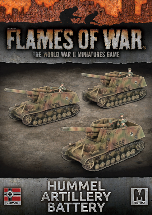 Hummel Artillery Battery (x3) GBX133