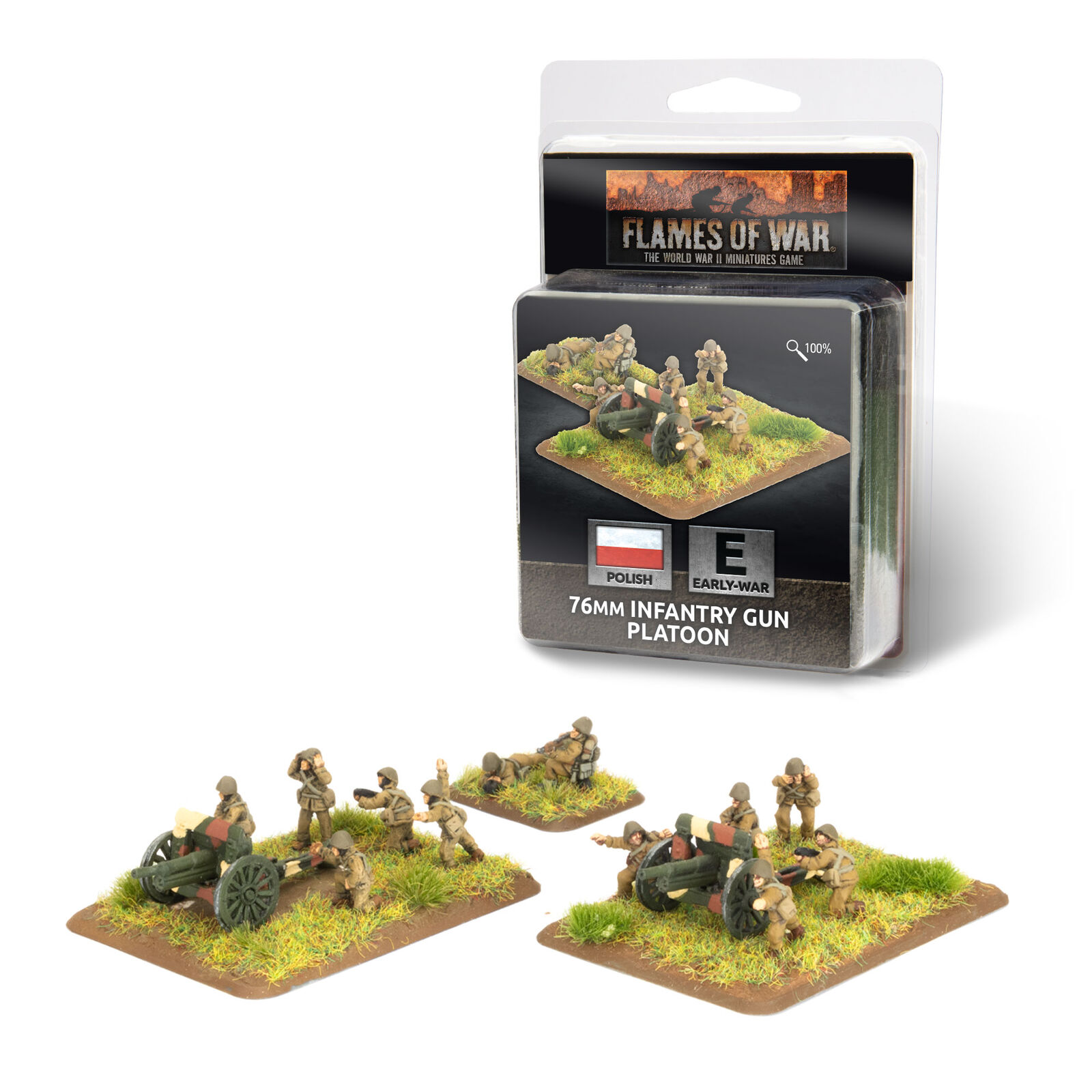 Flames of War: Polish: 76mm Infantry Gun Platoon