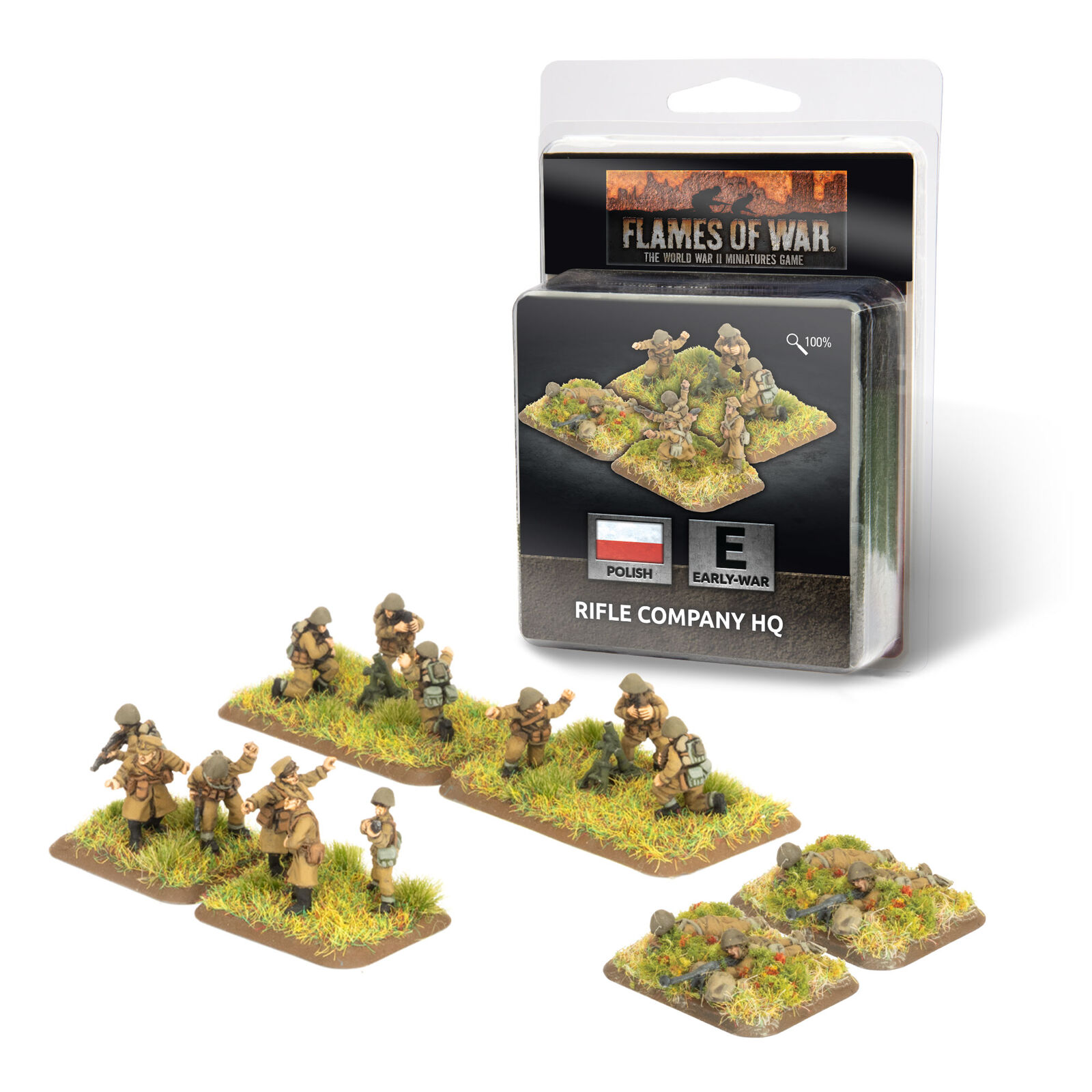 Flames of War: Polish: Rifle Company HQ