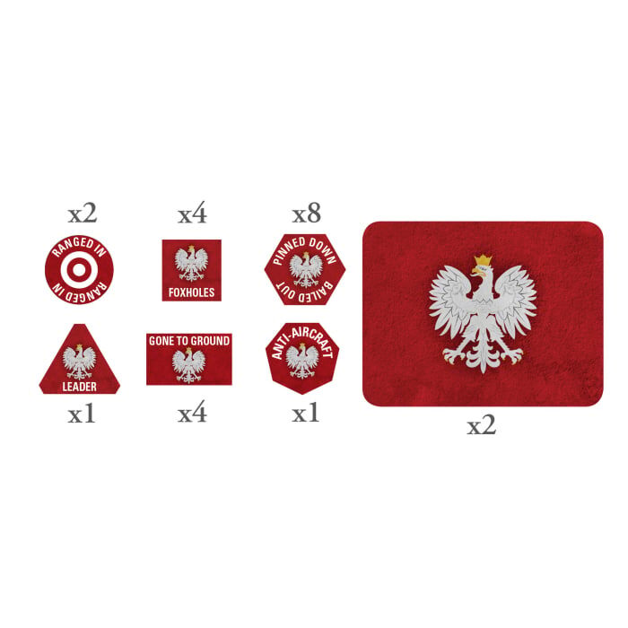 Flames of War: Polish: Polish Tokens & Objectives