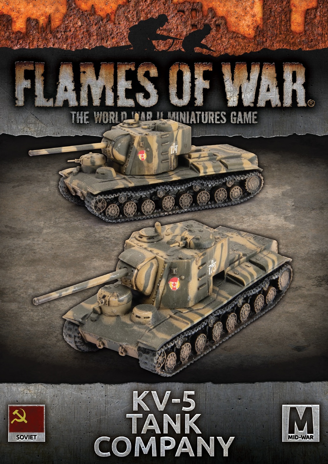 Flames of War: Soviet: KV-5 Tank Company (x2)