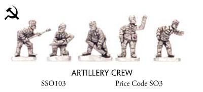 Flames of War: Soviet: Artillery Crew (V3)