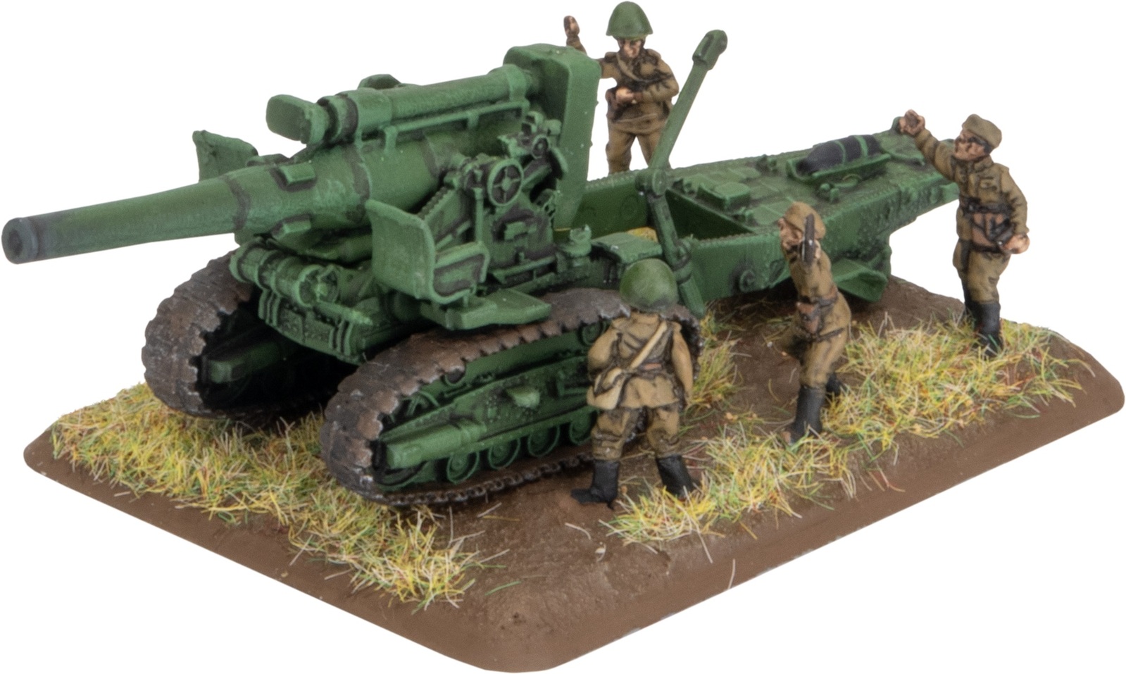 Flames of War: Soviet: 203mm Artillery Battery (x2)