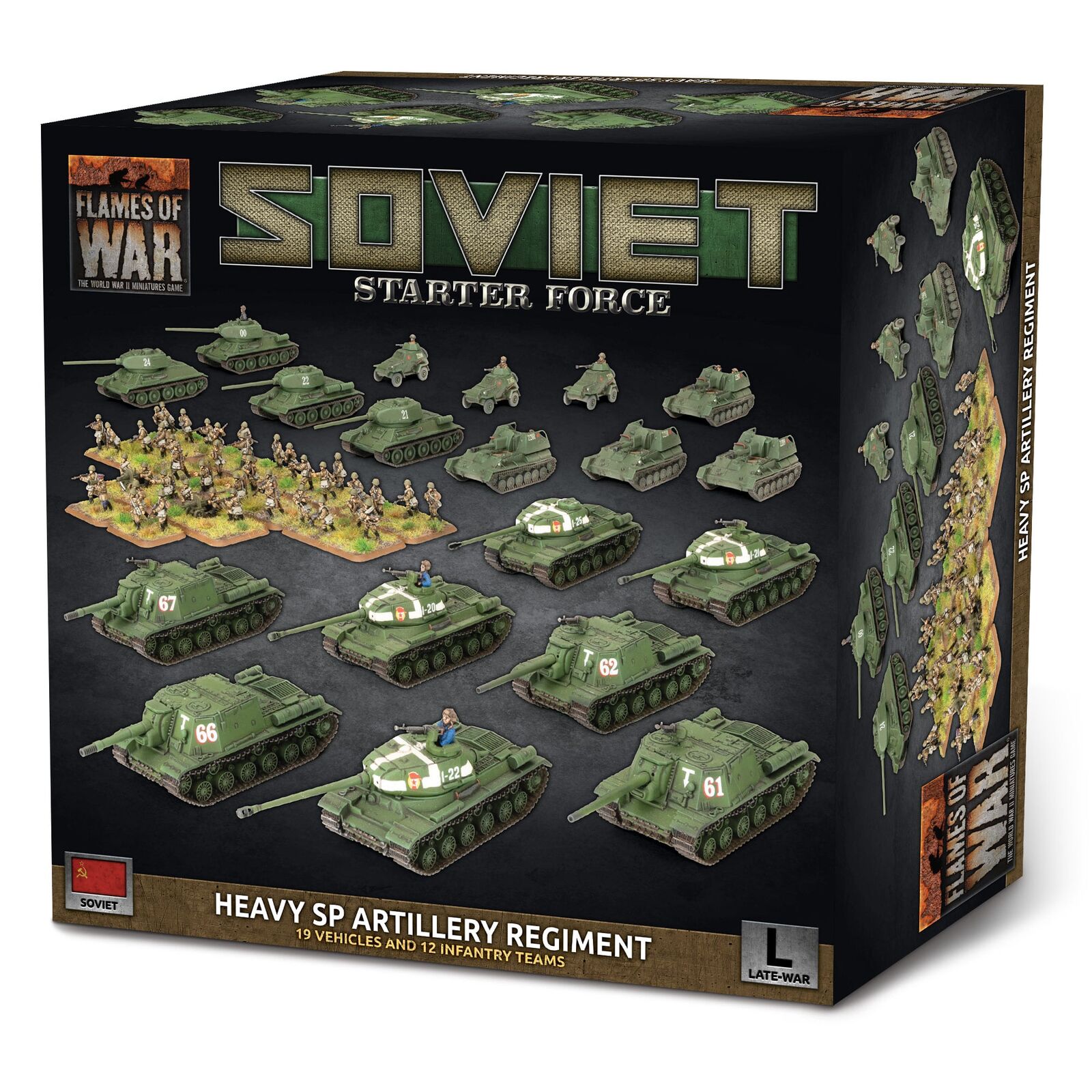 Flames of War: Soviet - Heavy SP Artillery Regiment