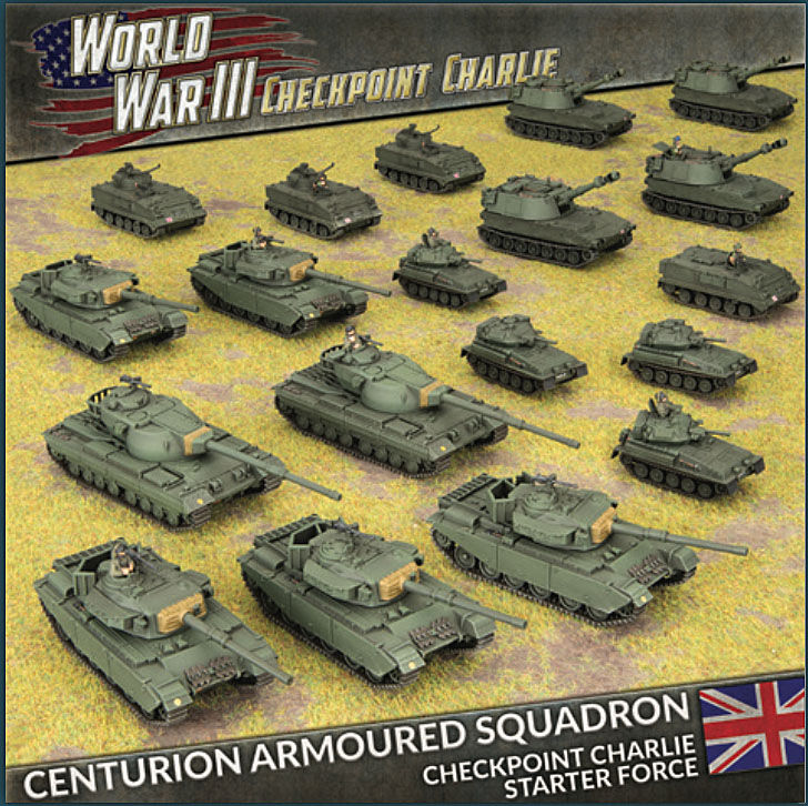World War III: British: Centurion Territorial Armoured Squadron (Plastic)