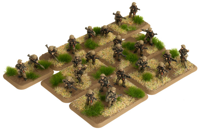 World War III: East German Mot-Schutzen Platoon (24 figures)