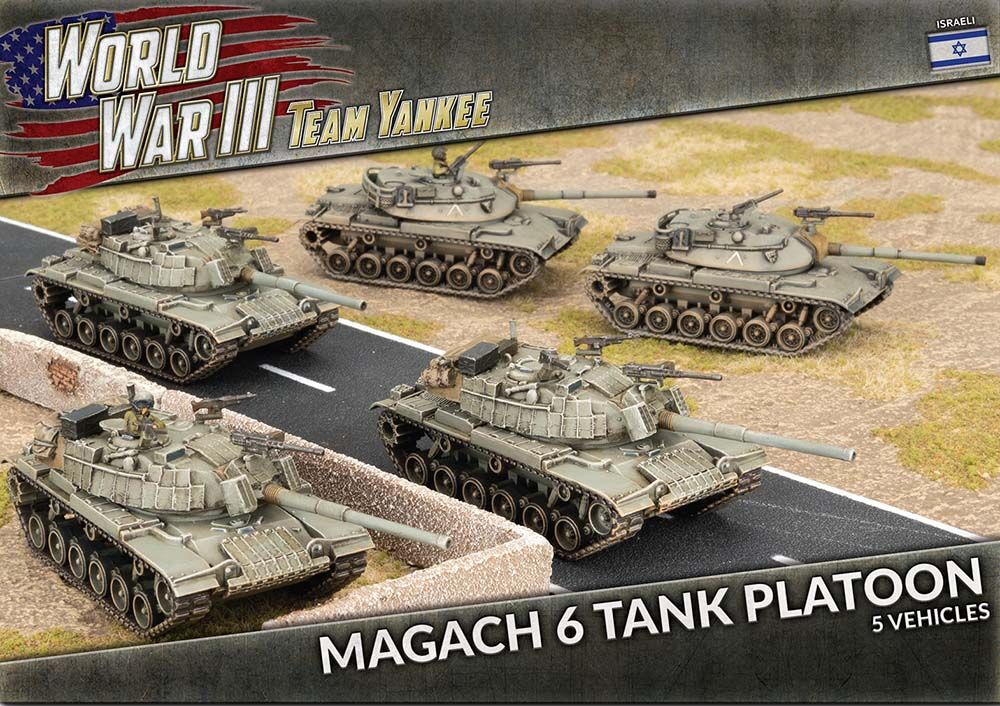 Magach 6 "Blazer" Platoon (x5 Plastic)