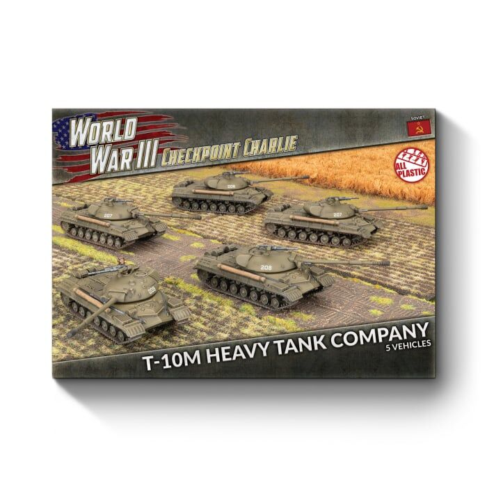 World War III: T-10M Heavy Tank Company (x5 Plastic)