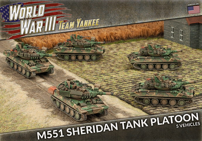 World War III: American: M551 Sheridan Tank Platoon