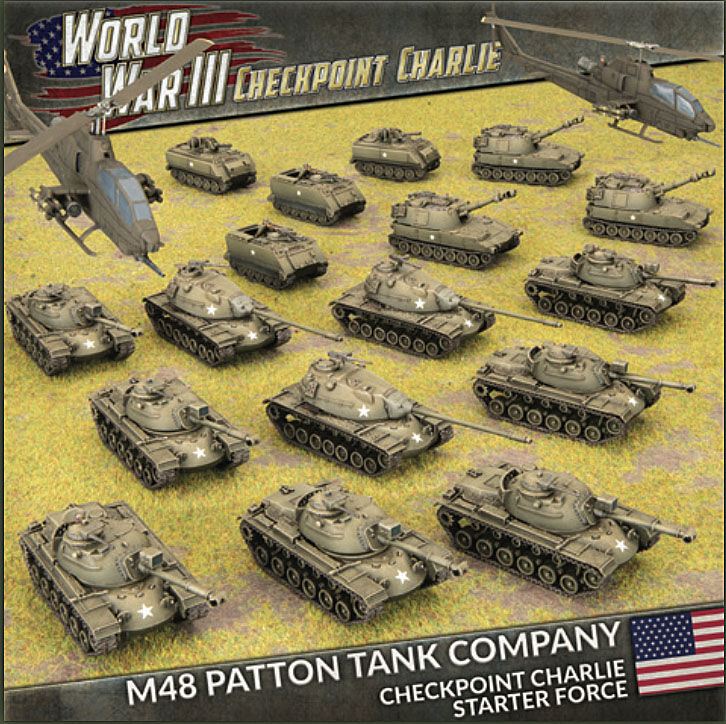 World War III: American: M48 Patton Tank Company (Plastic)