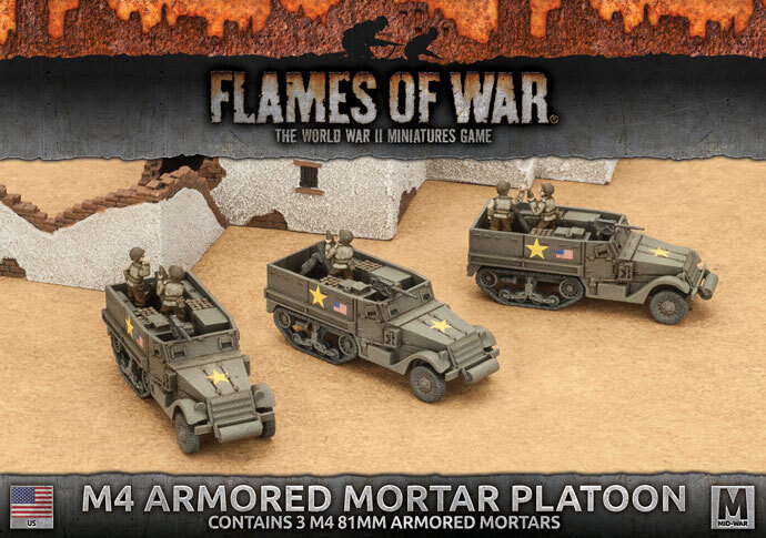 Flames of War: Americans: M4 81mm Armored Mortar Platoon