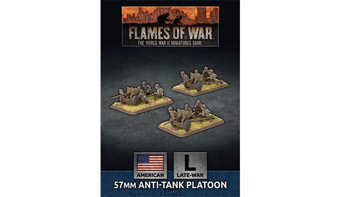 American Late-War: UBX81 57mm Anti-Tank Platoon (Plastic)
