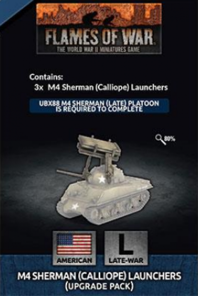 Flames of War: American: M4 Sherman (T34 Calliope) Launchers (Upgrade Pack)