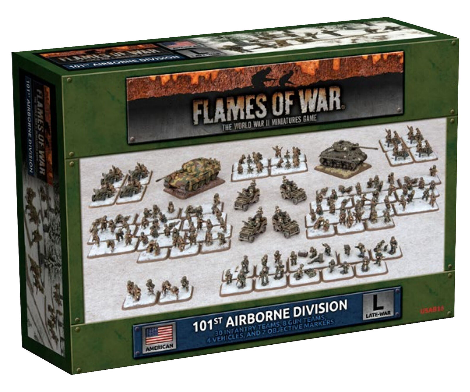 Flames of War: 101st Airborne Division (Winter) - 80th Anniversary Army Deal (Ltd Ed)