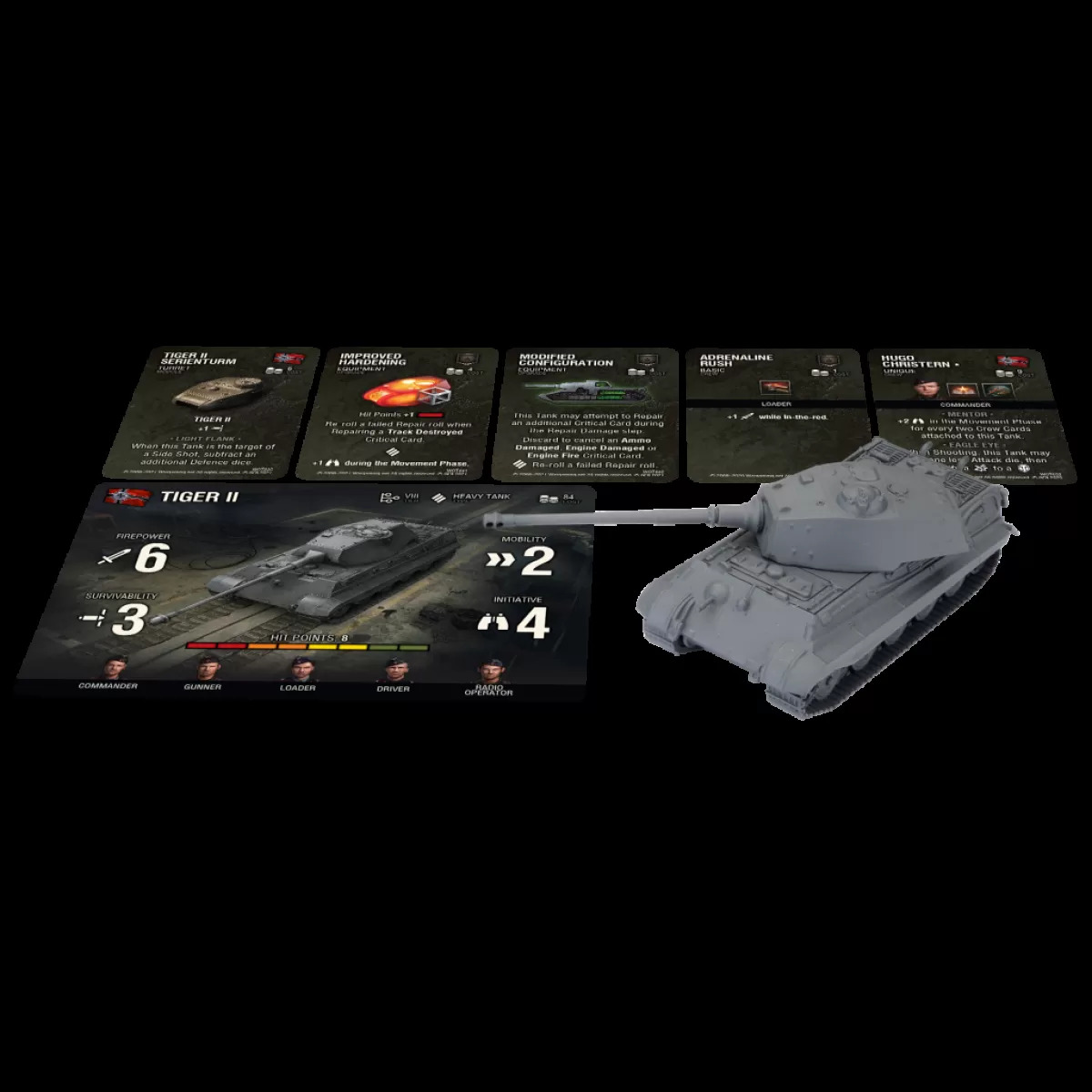 World of Tanks Miniature Game German Tank Tiger II