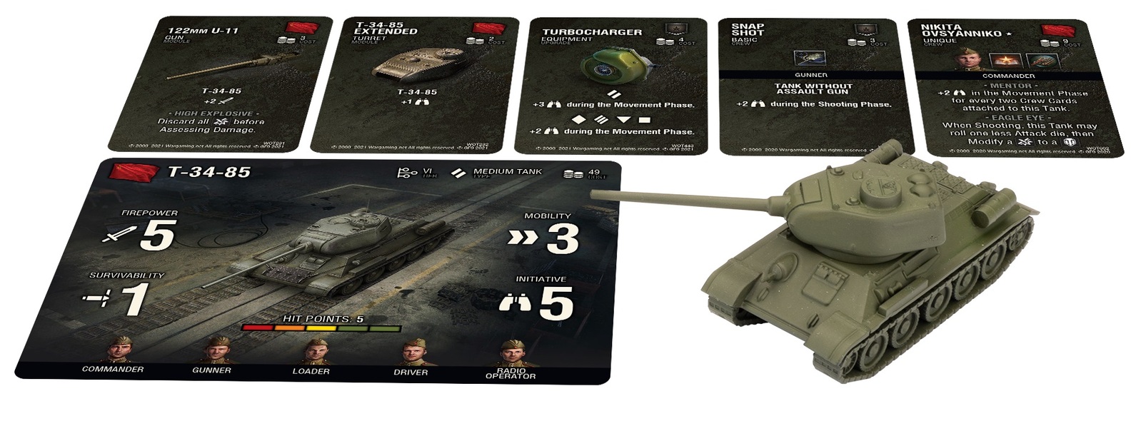 World of Tanks Miniature Game: Soviet Tank - T-34-85