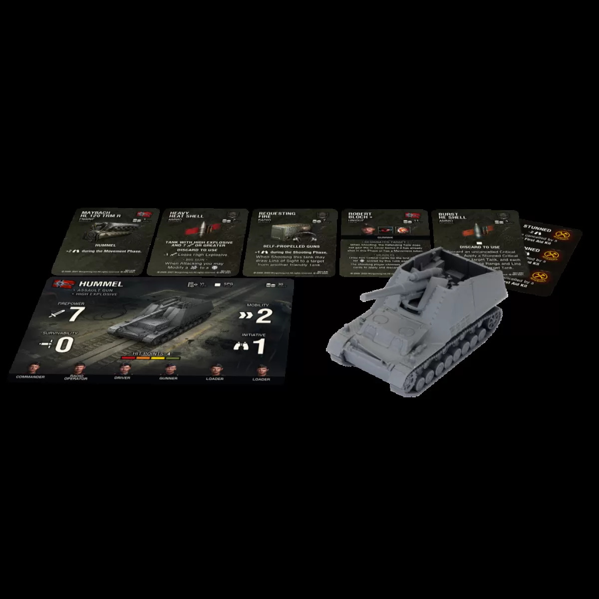 World of Tanks Miniature Game German Tank Hummel