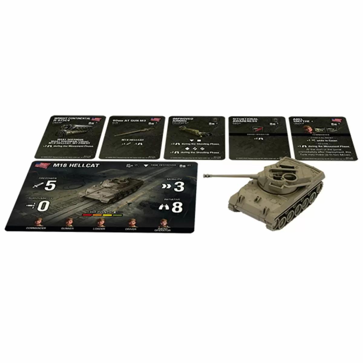 World of Tanks Miniature Game:  American Tank - (M18 Hellcat)