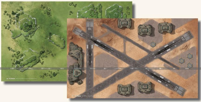 BattleTech Battle Mat: Alpha Strike Aerobase 1