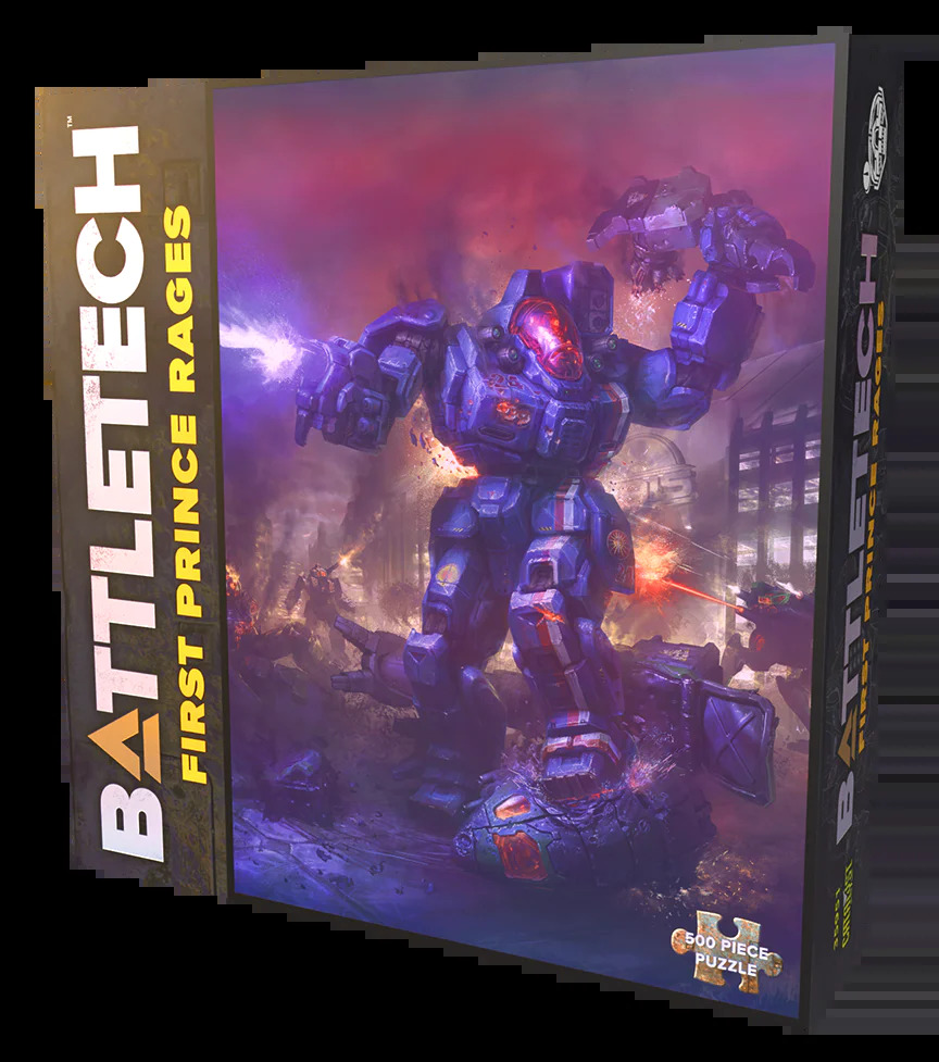 Battletech Jigsaw Puzzle: First Prince Rages