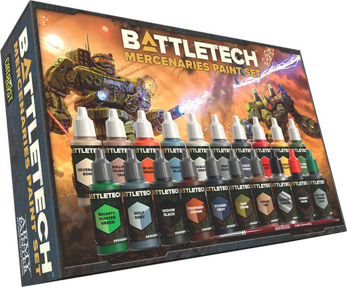 Battletech Mercenaries - Paint Set