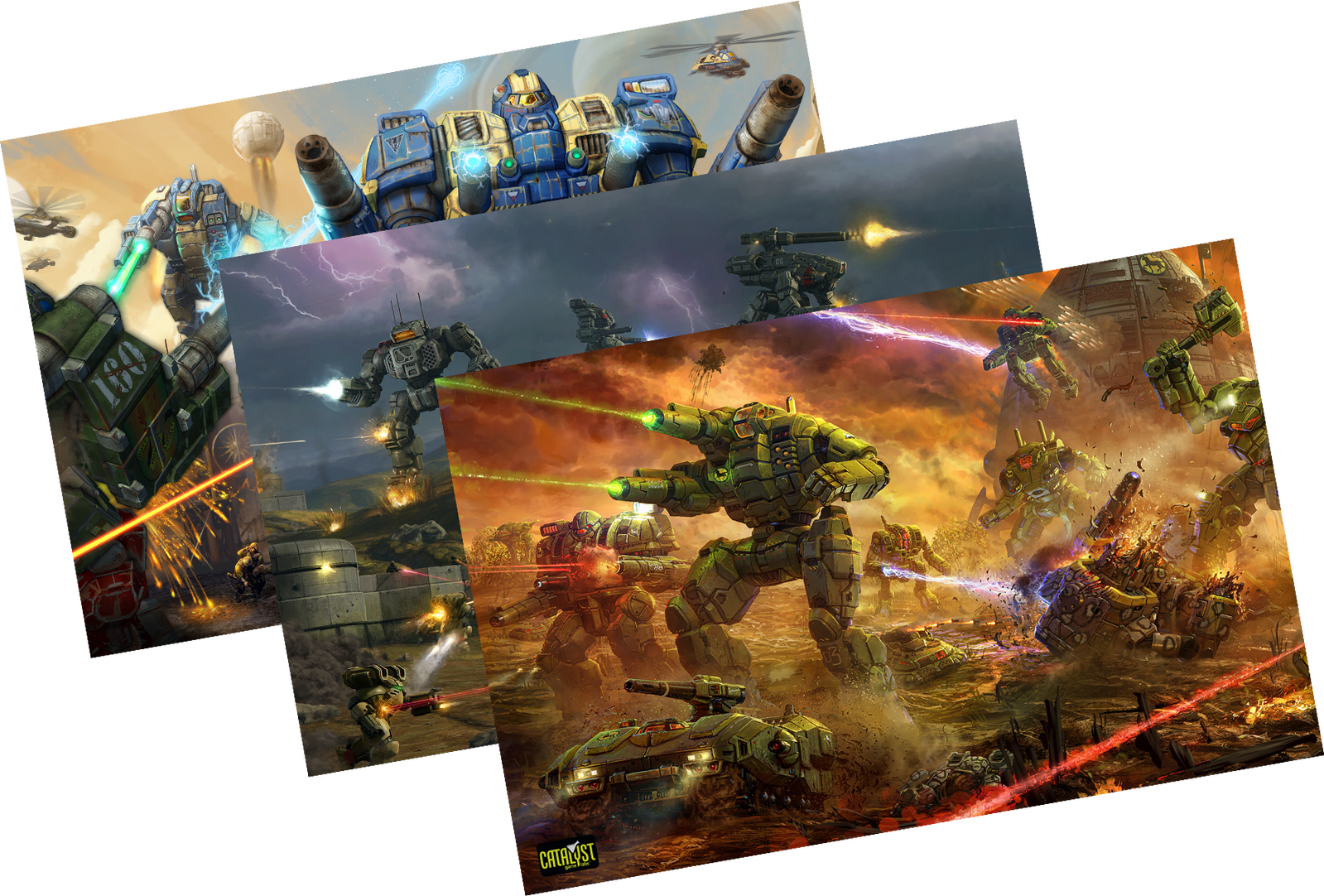 Battletech Mercenaries: Supersized Poster Set