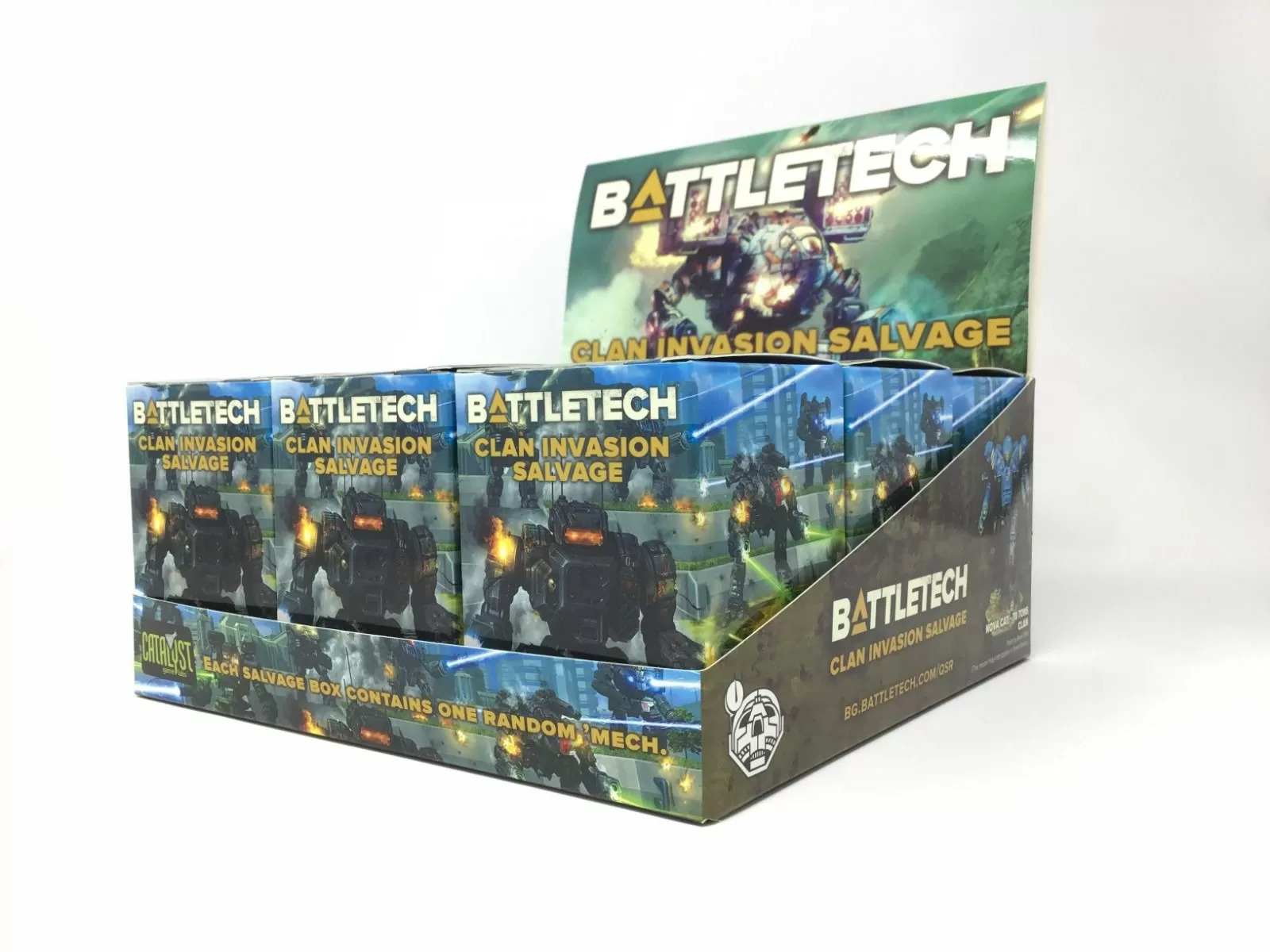 BattleTech: Clan Invasion Salvage Blind Box Display (9 Packs)